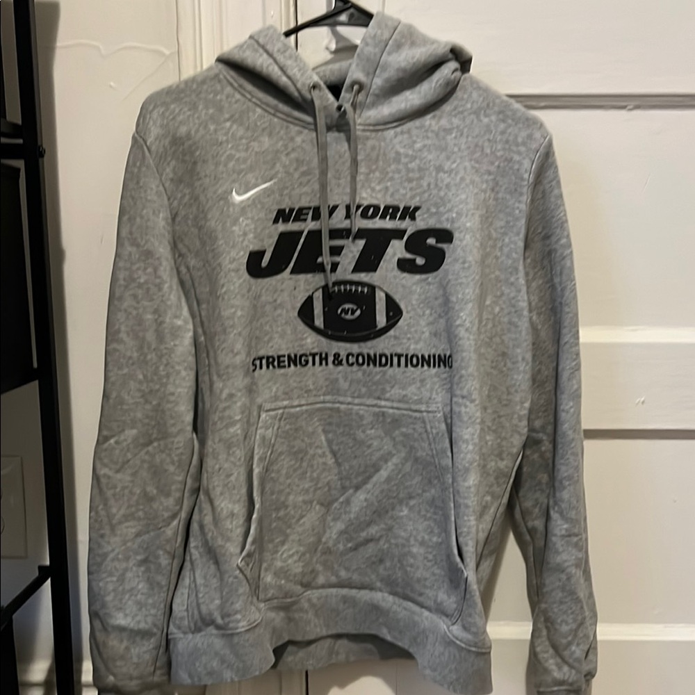 Nike Gray New York Jets Hoodie